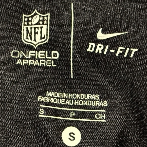Nike Dri-FIT Pittsburgh Steelers Long Sleeve Shirt Black NFL Onfield S‎ 84-33 - Picture 3 of 11